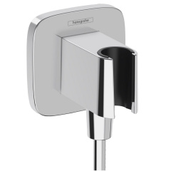 Шланговое подсоединение Hansgrohe FixFit Porter Q с держателем, Chrome (26887000) Киев