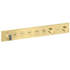 Термостат Axor Select на 5 потребителей скрытого монтажа, Brushed Brass (18358950) Обухів