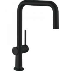 Смеситель кухонный Hansgrohe Talis M54 U 220, черный матовый (72806670) Первомайск