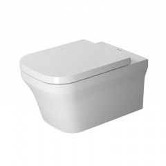 Унитаз подвесной Duravit P3 Comforts Rimless с крышкой, белый (2561090000/0020390000) Виноградов