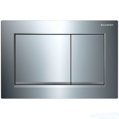 Клавиша смыва Geberit Omega30, хром глянец/матовый хром (115.080.KH.1) Бердичів