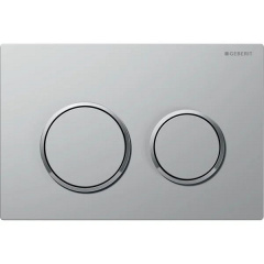 Смывная клавиша Geberit Omega20 для двойного смыва: матовый хром, крашеный, легко чистящийся (115.085.JQ.1) Хмельницький