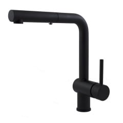 Смеситель для мойки Paffoni Light, черный матовый (LIG285NO-MET) Ізюм