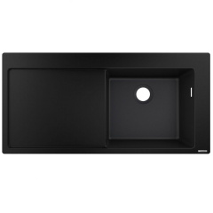 Кухонная мойка Hansgrohe S514-F450 1050х510 полочка слева, Graphiteblack (43314170) Киев
