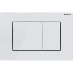 Клавиша смыва Geberit Delta30, двойной смыв, альпийский белый (115.137.11.1) Ирпень
