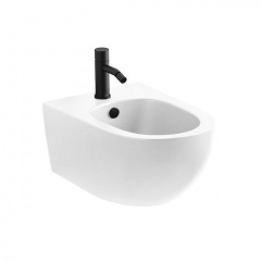 Биде подвесное Nic Design Pin 55х37, белый матовый (004706003) Сумы