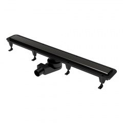 Душевой канал Waterway Stream 900 черный с решеткой с 2-х сторон (плитка/черный цвет) (WSB900001N12) Умань