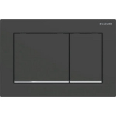 Смывная клавиша Geberit Omega30 для двойного смыва: черный матовый, крашеный, легко чистящийся (115.080.14.1) Вишневое