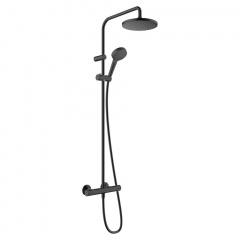 Душевая система Hansgrohe Vernis Blend Showerpipe 200 1jet EcoSmart с термостатом, Matt Black (26089670) Київ