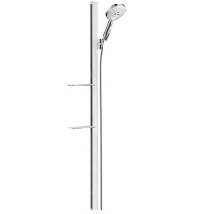 Душевой набор Hansgrohe Raindance Select S 120/150 см 3Jet EcoSmart 9л/мин, White/Chrome (27647400) Кропивницький