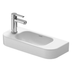 Умывальник подвесной Duravit Happy D.2 без отверстия для смесителя, 50 х 22 см, белый (0711500000) Фастів