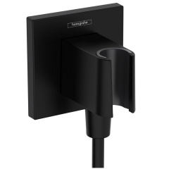 Шланговое подсоединение Hansgrohe FixFit Porter E с держателем, Matt Black (26889670) Запорожье