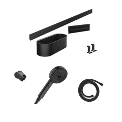 Комплект аксессуаров Hansgrohe WallStoris Activation EcoSmart 7в1, Matt Black (24291670) Кропивницький