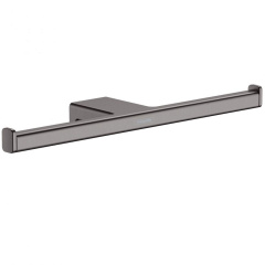 Держатель туалетной бумаги двойной Hansgrohe AddStoris, Brushed Black (41748340) Київ