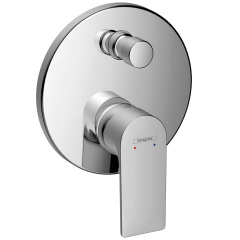 Смеситель для ванны/душа Hansgrohe Rebris E, скрытый монтаж, внешняя часть, Chrome (72468000) Фастов