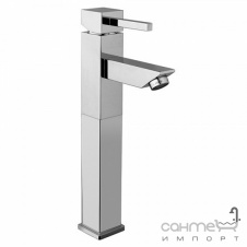 Смеситель для умывальника высокий Bugnatese Pbox 9417 CR хром
