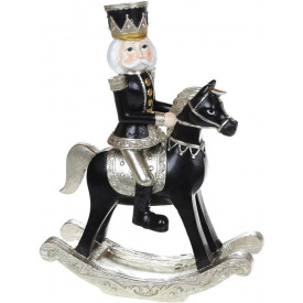 Статуэтка Bona Щелкунчик Новогодняя история с лошадью 19х8х25 см Разноцветный (DP186293)