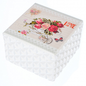 Шкатулка Роза-111 с зеркалом для украшений Safebet SK17780