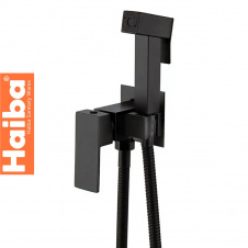 Смеситель для гигиенического душа HAIBA KUBUS BLACK inner (Chr-002)