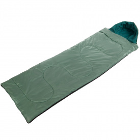 Спальный мешок одеяло с капюшоном SP-Sport UR SY-4083 190х74см Темно-зеленый