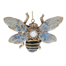 Фигурка-подвеска BonaDi Сапфировая Пчелка 11 см Разноцветный (838-202)