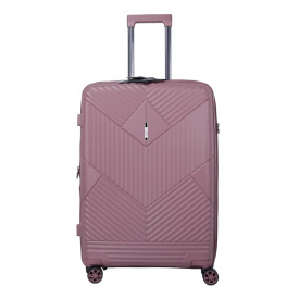 Чемодан маленький S полипропилен Airtex 639 55×38×21 см 44 л Розовое золото