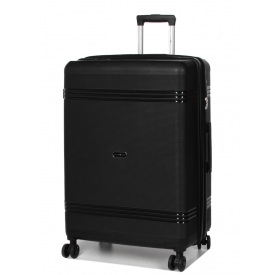 Чемодан Snowball 21204 Большой L 76,5×53×31см 99+18л Черный