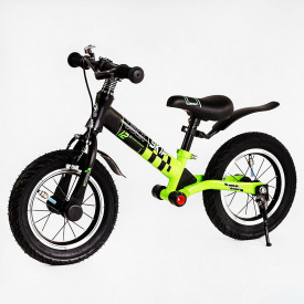 Велобег детский Corso Skip Jack 12" Green and black (119238)