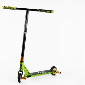 Самокат трюковый Best Scooter Skull and Snake HIC-система пеги алюминиевый диск и дека 100 кг Green (107483)