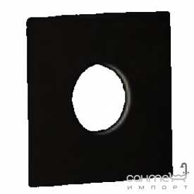 Накладная панель для смесителя скрытого монтажа Bugnatese 19486 матовая черная