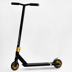 Самокат трюковый Best Scooter Hop Pro HIC-система пеги алюминиевый диск и дека колёса PU Black (115638)