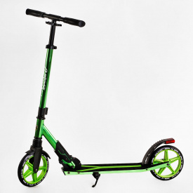 Двухколесный самокат Best Scooter Lamborghini колеса PU 1 амортизатор 100 кг Green (115956)