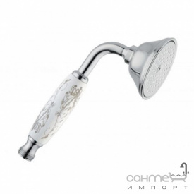 Ручной душ Bugnatese Wellness RICDO19748 золото, ручка пластик с декором