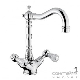 Смеситель для раковины Bugnatese Revival Kristal 434K RA медь