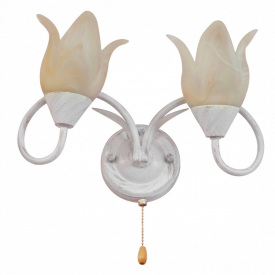 Бра с выключателем Флористика Brille 60W BKL-169 Белый