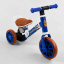 Детский трехколесный велосипед - трансформер Best Trike EVA колеса функция беговела синий 96021 Киев