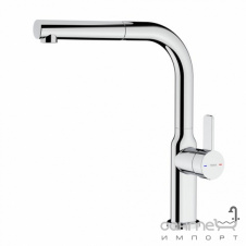 Смеситель для кухни с вытяжным изливом Teka Oval 938 116020018 хром