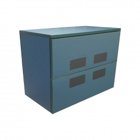 Тумба пластиковая подвесная Mikola-M TOKIO c HPL 3292 touch 120 см Зеленый