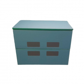 Тумба пластиковая подвесная Mikola-M TOKIO c HPL 3292 touch 110 см Зеленый