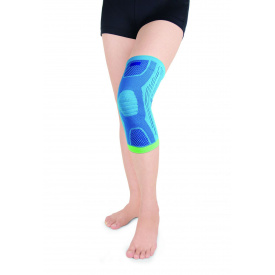 Эластичный поддерживающий наколенник с 3D вязкой и боковыми усилителями Ortop FS-776 M