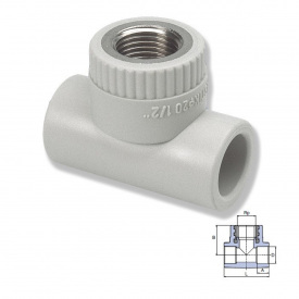 Тройник равный Ekoplastik 25х3/4 STKI02525X