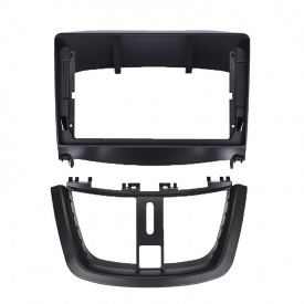 Переходная рамка Lesko 9" Peugeot 207 2010-2016 Черный (9193-37905)