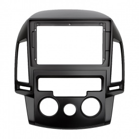 Переходная рамка Lesko 9" Hyundai i30 FD 2008-2011 Manual AC Черный (9963-41999)