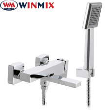 Смеситель для ванны короткий нос Winmix​ Premium "Franco" (Chr-009), Польша