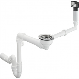 Hansgrohe Сифон D16-10 для мойки/ белый