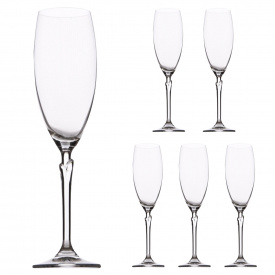 Набор бокалов для шампанского Lora Бесцветный H80-039 220ml