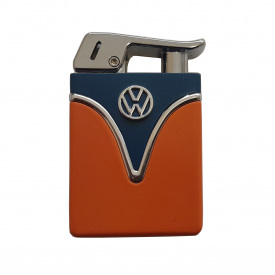 Зажигалка газовая пьезо Licences VW Metal Lighter Tank Оранжево-голубой (40610129BLUOR)