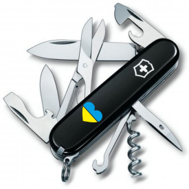 Складной нож Victorinox Climber Ukraine 91 мм Сердце сине-желтое (1.3703.3_T1090u)