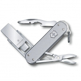 Швейцарский нож Victorinox Work 58 мм 6 функций USB флешка 32 Гб Серебристый (4.6261.26G32B1)