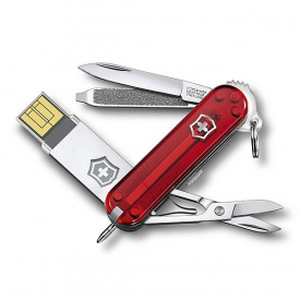 Нож Victorinox c USB-модулем на 16 Гб 58 мм Красный (4.6125.TG16B)